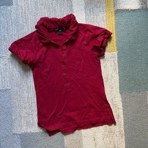 Marc Jacobs red polo shirt